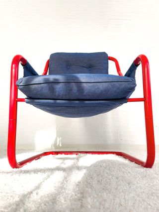 SILLÓN CANTILEVER ESCANDINAVO VINTAGE. 80s