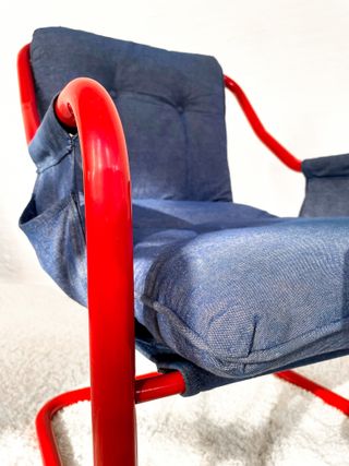 SILLÓN CANTILEVER ESCANDINAVO VINTAGE. 80s