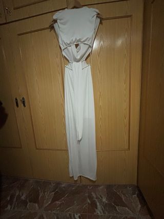 Traje de fiesta blanco mujer