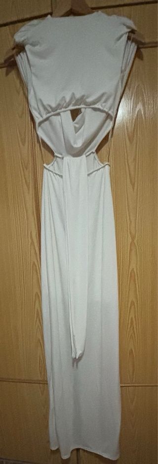 Traje de fiesta blanco mujer