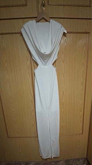 Traje de fiesta blanco mujer