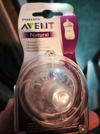 Tetinas Philips Avent Natural 1m+ Flujo Lento
