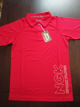 Polo NGK Slazenger Rojo Talla S