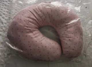 Cojín de lactancia rosa desenfundable