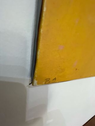 Obra de arte Canogar P/A firmado lápiz