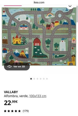 Alfombra infantil IKEA Vallaby