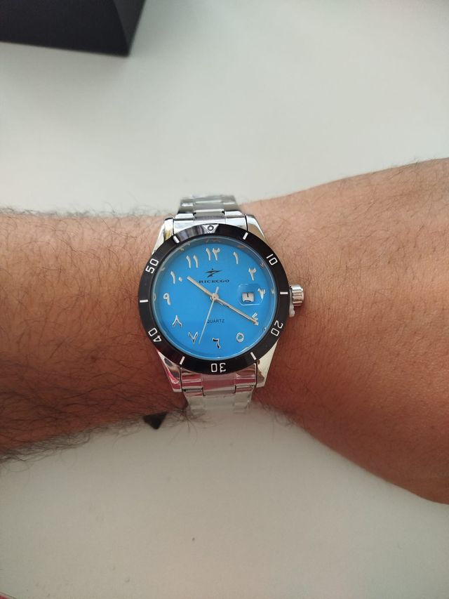 Reloj Hombre Explorer Sky Blue 40mm