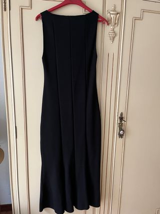 Vestido de punto Zara negro