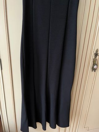 Vestido de punto Zara negro
