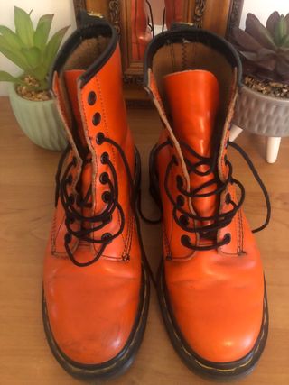 Botas Dr. Martens Naranja Talla 37