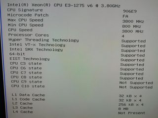 Intel Xeon E3-1275v6 Procesador