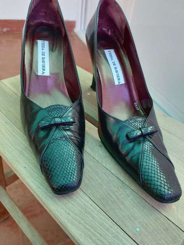 Zapatos de tacón negros