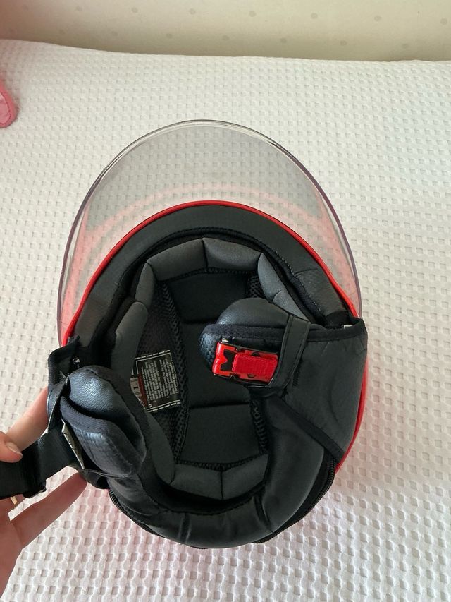 Casco Moto Junior LS2 Rojo