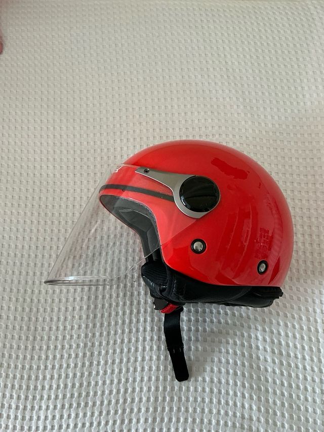 Casco Moto Junior LS2 Rojo
