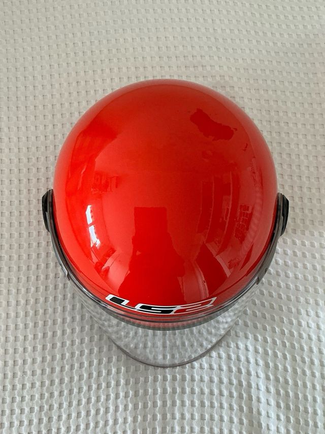 Casco Moto Junior LS2 Rojo