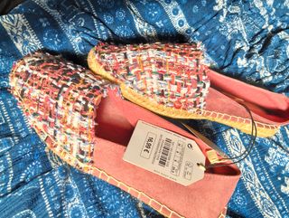 Zapatillas Sfera Terciopelo Rosa Talla 39