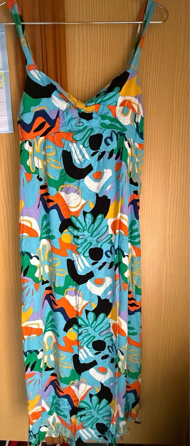 Vestido playero estampado
