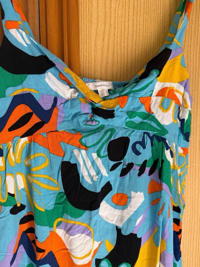 Vestido playero estampado