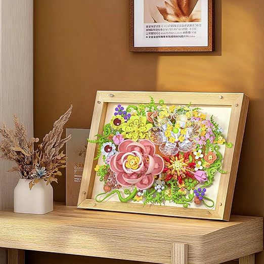 Under the Baubles Crisantemo fiore mattoncini