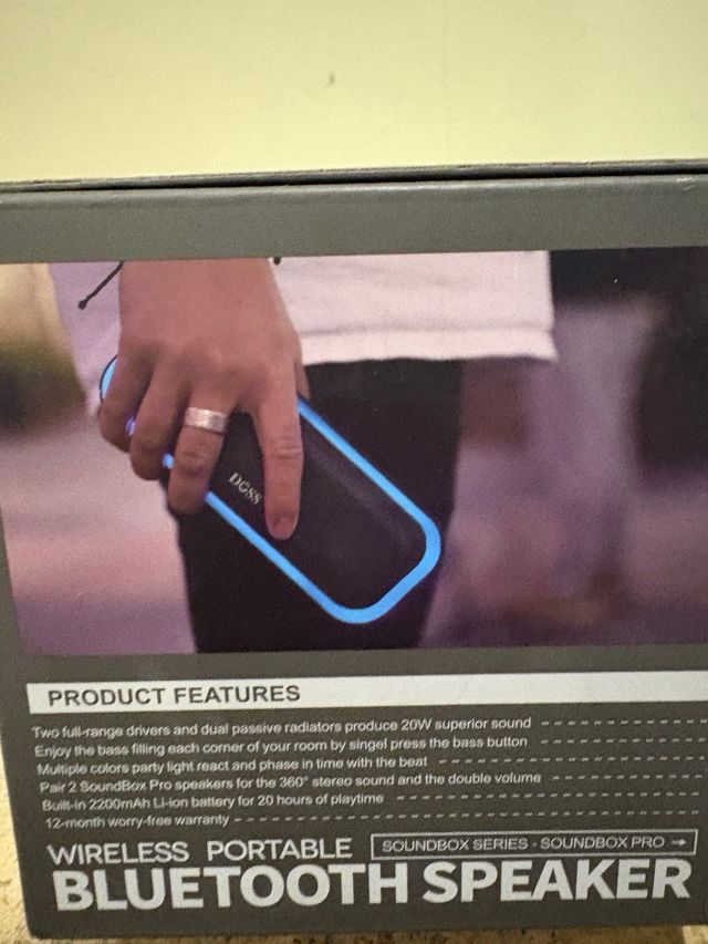 Altavoz Bluetooth DOSS Soundbox Pro