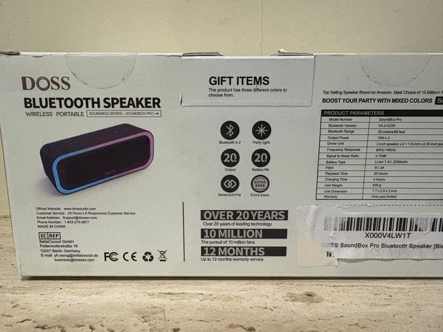 Altavoz Bluetooth DOSS Soundbox Pro