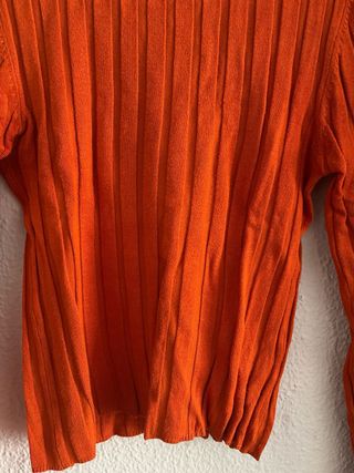 Jersey fino naranja Stradivarius
