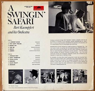 Vinile Bert Kaempfert A Swingin' Safari Polydor