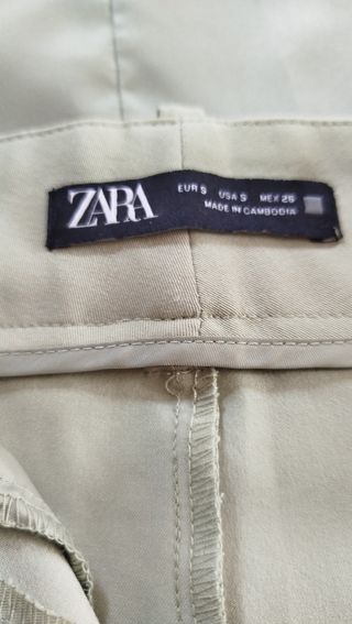 Traje Zara Verde Talla S