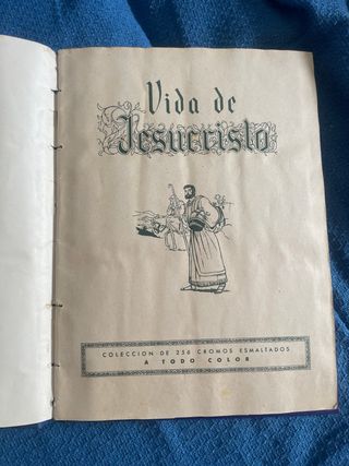 Álbum de cromos Vida de Jesucristo