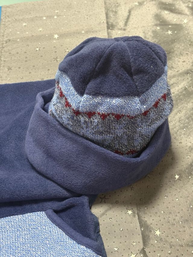 Conjunto bufanda y gorro lana suave