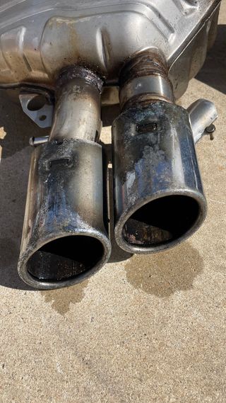 escapes originales traseros audi s7 s6 c7