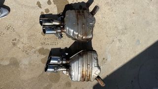 escapes originales traseros audi s7 s6 c7