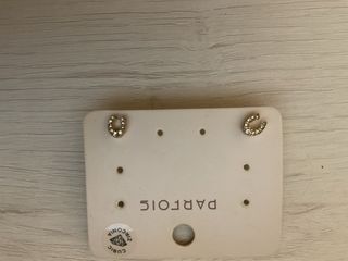 Pendientes Parfois dorados con circonitas