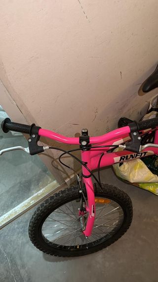 Bicicleta infantil RUNFIT rosa