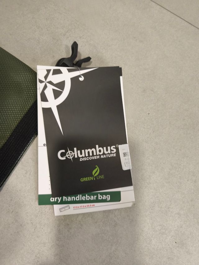 Borsa Columbus Gravel verde