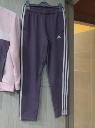 Tuta Adidas bambina rosa e viola11/12 anni