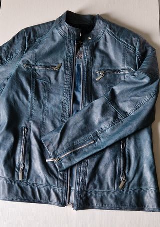 Cazadora Biker mujer Koroshi Talla XL
