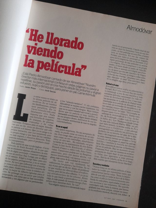 Cinemanía Pedro Almodóvar 1997