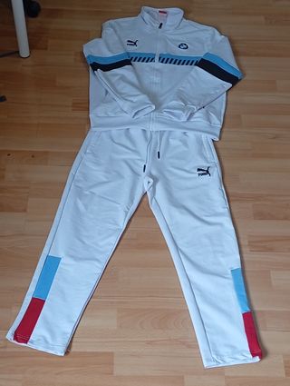 Conjunto Puma x BMW Blanco y Azul