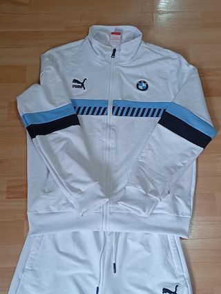 Conjunto Puma x BMW Blanco y Azul