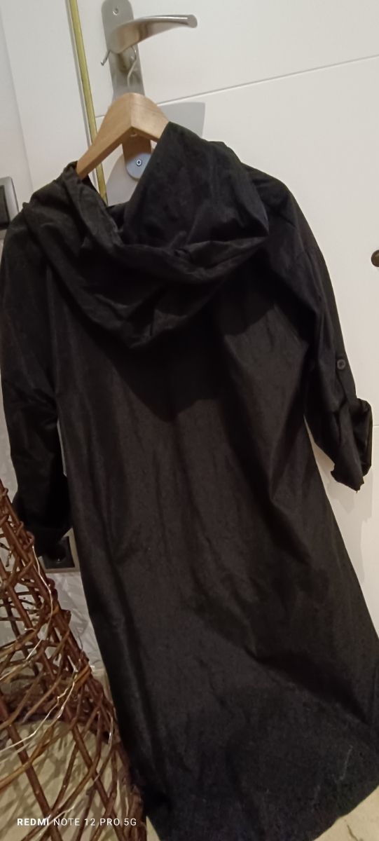 Chaqueta ligera entretiempo negra talla única