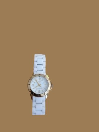 Reloj AREA Mujer Blanco y Dorado