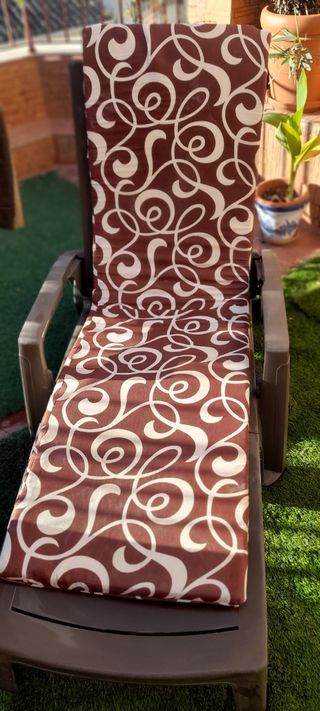 Tumbona Grosfillex Marrón Plástico