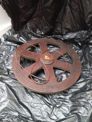 Rueda Polea Madera Costura