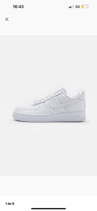 Nike Air Force 1 Originales Blancas. 