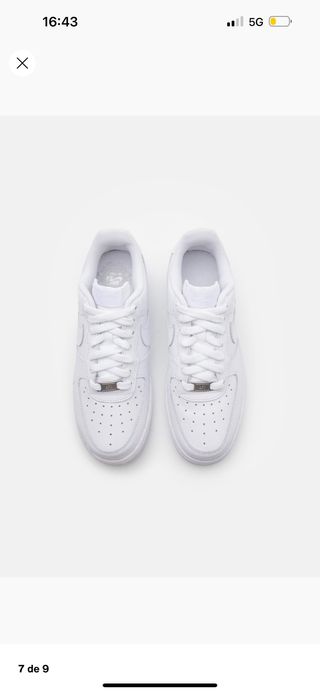 Nike Air Force 1 Originales Blancas. 