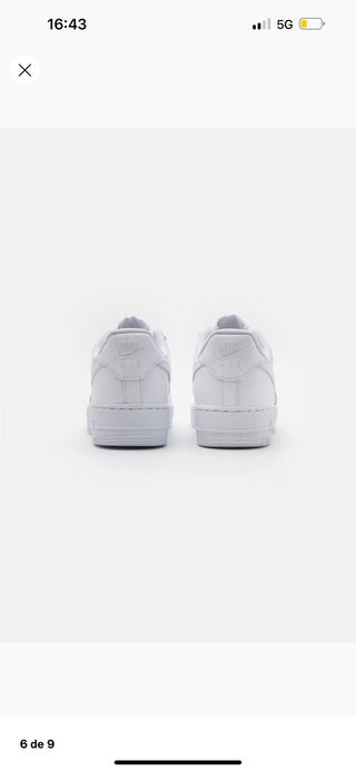 Nike Air Force 1 Originales Blancas. 