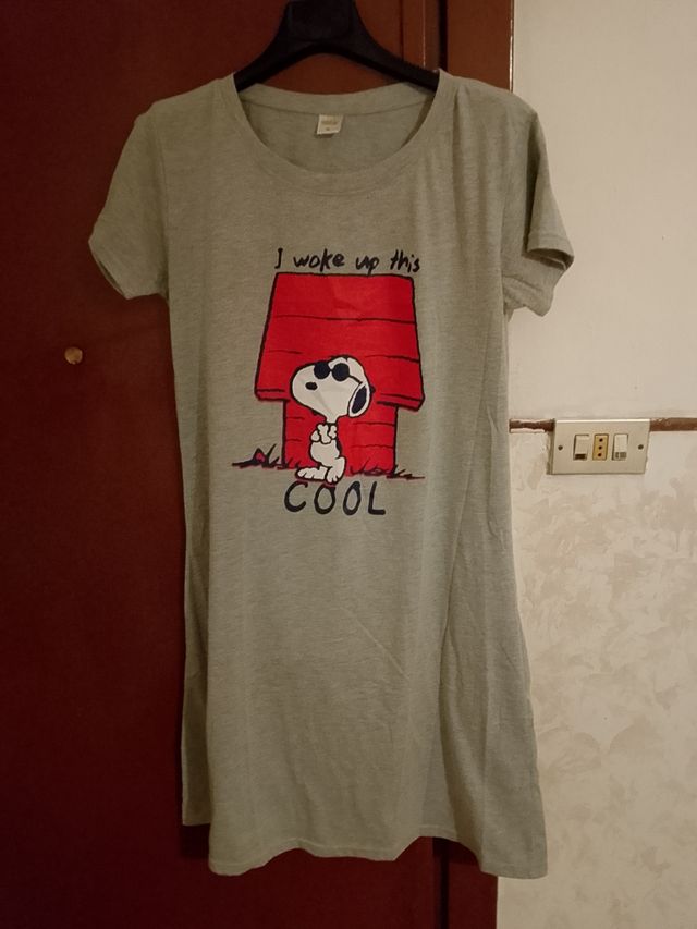 Maglia lunga donna Snoopy XL