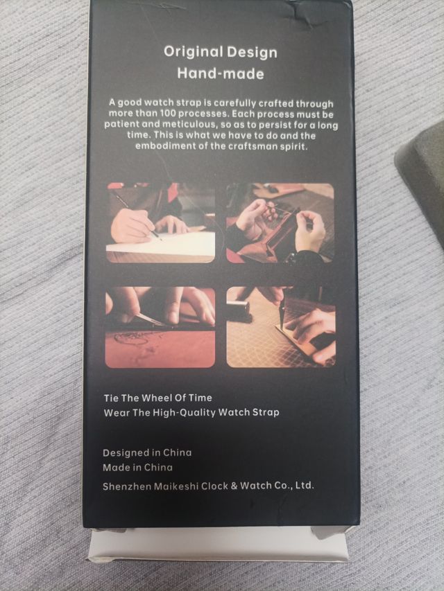 Pulseira de relógio MAIKES vermelha