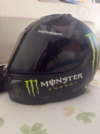 Casco Moto Monster Energy Negro talla M